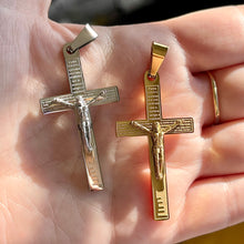 Load image into Gallery viewer, Padre Nuestro Cross Pendant