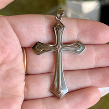 Load image into Gallery viewer, Layered Cross Pendant
