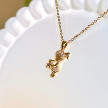 Load image into Gallery viewer, Little Girl &amp; Bear Necklace