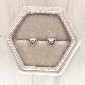 Sweetheart Studs .925