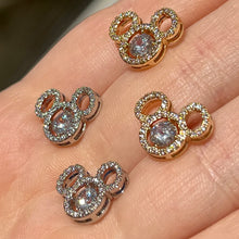 Load image into Gallery viewer, Mouse CZ Studs