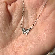Load image into Gallery viewer, Dainty Butterfly Necklace .925