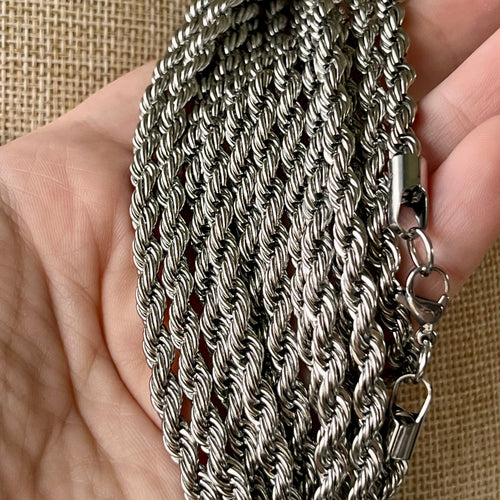 5mm Stainless Steel Rope Chain