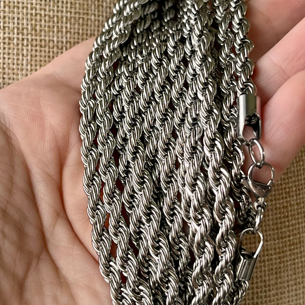 5mm Stainless Steel Rope Chain