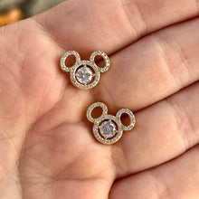 Load image into Gallery viewer, Mouse CZ Studs