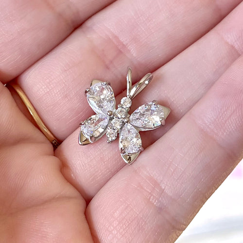 Butterfly CZ Pendant