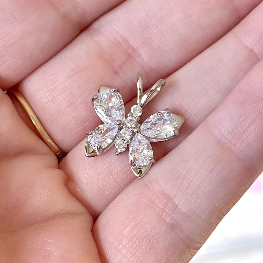 Butterfly CZ Pendant