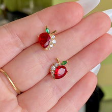 Load image into Gallery viewer, Apple CZ Studs
