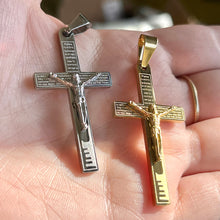 Load image into Gallery viewer, Padre Nuestro Cross Pendant