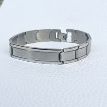 Load image into Gallery viewer, Matte ID Bar Bracelet