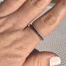 Load image into Gallery viewer, Sapphire Stackable Ring .925