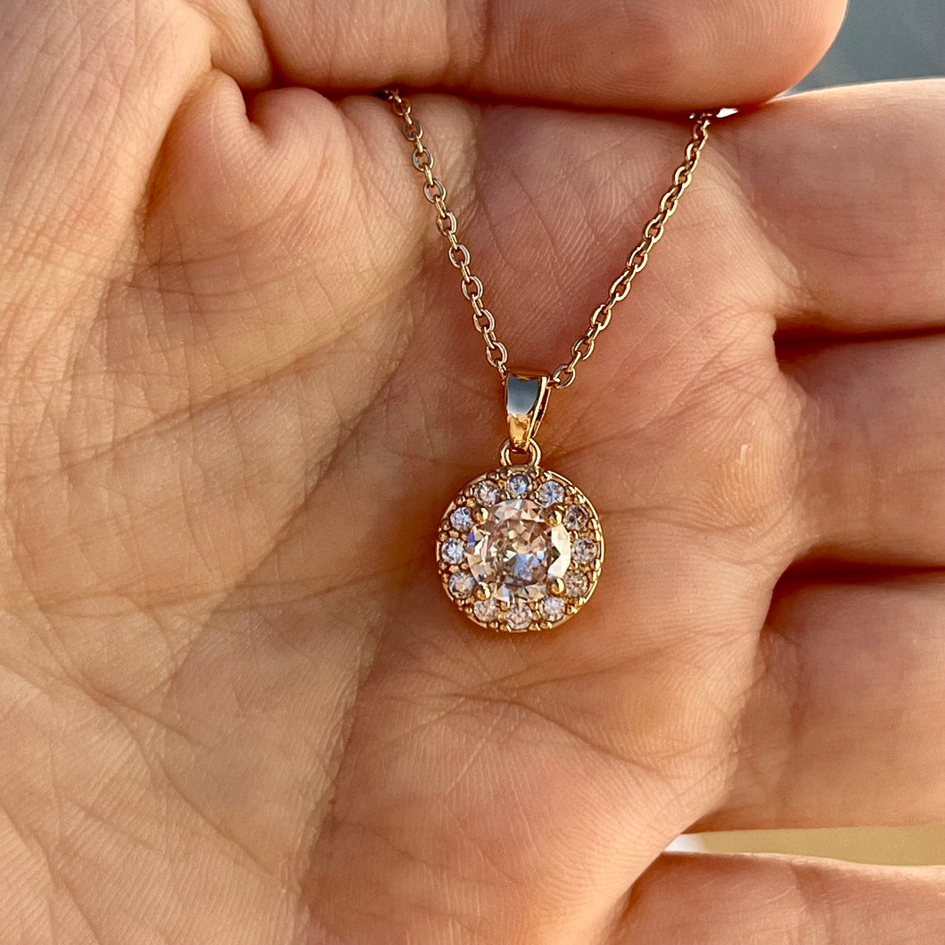 Round Pendant Necklace