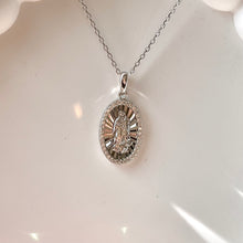 Load image into Gallery viewer, Diamond Cut Virgencita Necklace .925