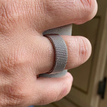 Load image into Gallery viewer, Stainless Steel Mesh Ring