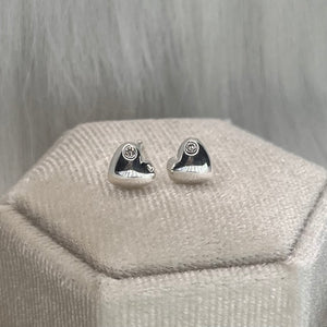 Sweetheart Studs .925