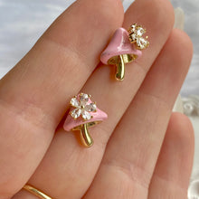 Load image into Gallery viewer, Cute Mushroom Studs