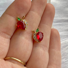 Load image into Gallery viewer, Apple CZ Studs