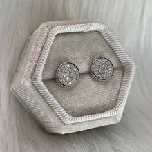 Load image into Gallery viewer, Round Micro Pave Studs .925