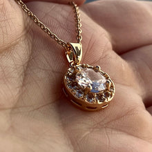 Load image into Gallery viewer, Round Pendant Necklace