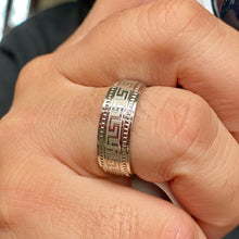 Load image into Gallery viewer, Stainless Steel Greek Ring