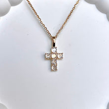 Load image into Gallery viewer, CZ Cross Necklace