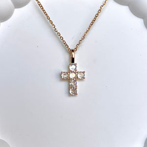 CZ Cross Necklace