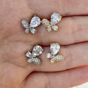 Flutter Butterfly Studs