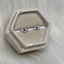 Load image into Gallery viewer, Mini Evil Eye Studs .925