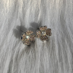 Flower CZ Studs