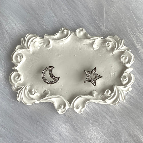 Moon & Star Studs