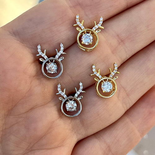 Cute Reindeer Studs