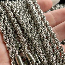 Load image into Gallery viewer, 4mm Stainless Steel Rope Chain