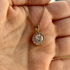 Round Pendant Necklace