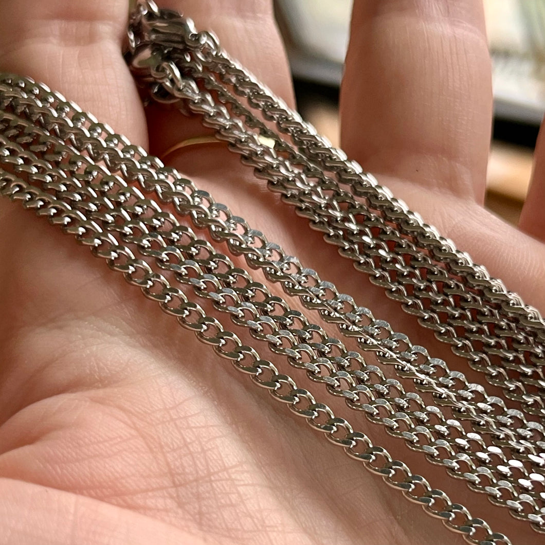 3mm Cuban Stainless Steel Chain