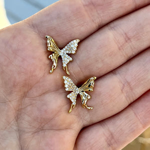 Golden Butterly Studs