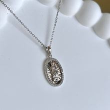 Load image into Gallery viewer, Diamond Cut Virgencita Necklace .925