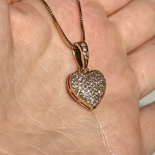 Load image into Gallery viewer, Encrusted Heart Necklace