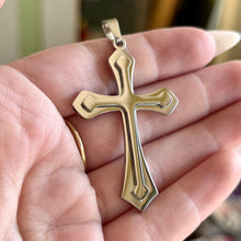 Load image into Gallery viewer, Layered Cross Pendant
