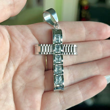 Load image into Gallery viewer, CZ Cross Pendant