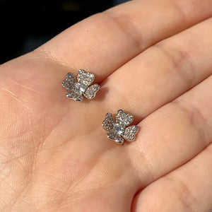 Flower CZ Studs