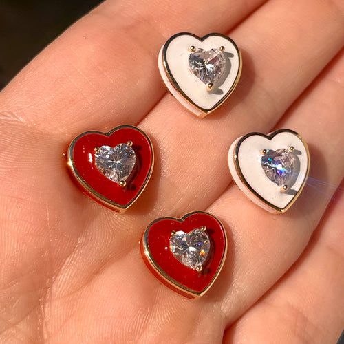 Darling Heart Studs ❤️