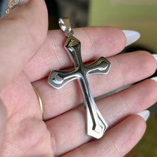 Load image into Gallery viewer, Layered Cross Pendant