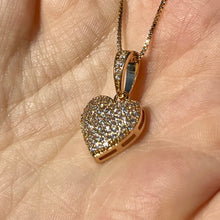 Load image into Gallery viewer, Encrusted Heart Necklace