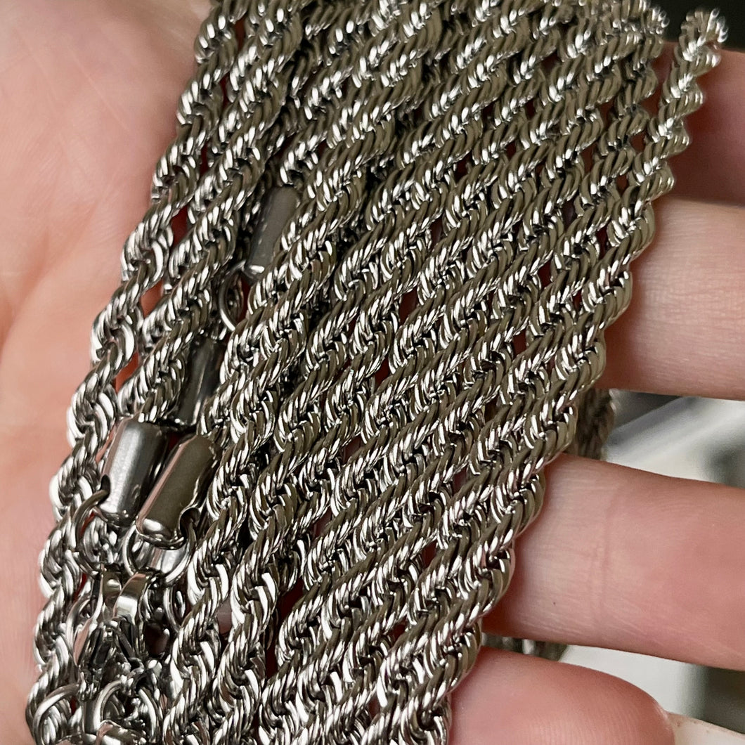 4mm Stainless Steel Rope Chain