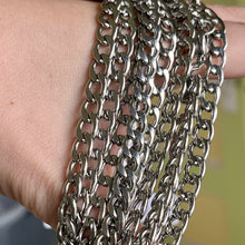 Load image into Gallery viewer, 6mm Stainless Steel Curb Chain