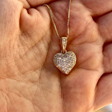 Load image into Gallery viewer, Encrusted Heart Necklace