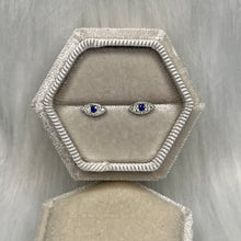 Load image into Gallery viewer, Mini Evil Eye Studs .925