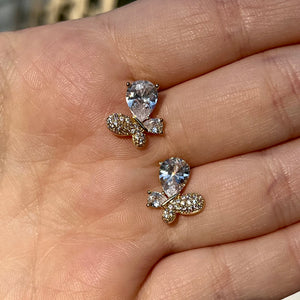 Flutter Butterfly Studs