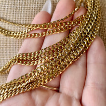 Load image into Gallery viewer, 3.5mm Gold Plated Miami Cuban Chain