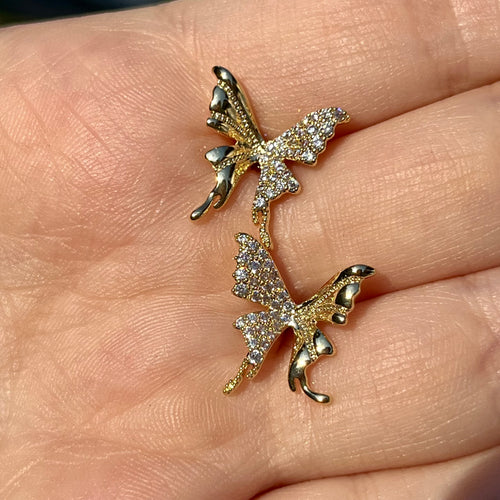 Golden Butterly Studs